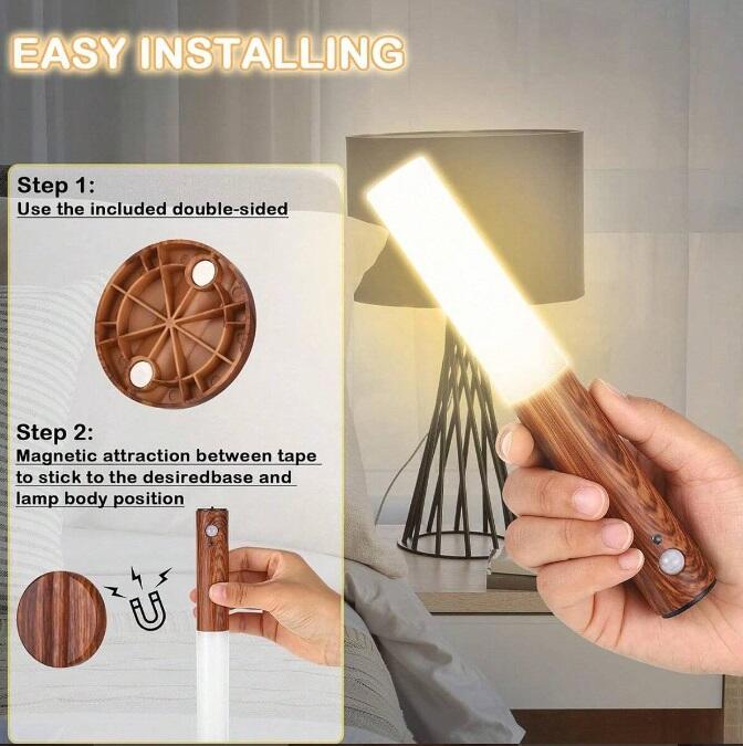 Luz Nocturna Magnética con Sensor Movimiento