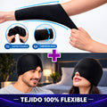 Pack 2x1 Alivio Dolor - Gorro Gel Frío Migraña + Rodillera Gel - Terapia Frío/Calor
