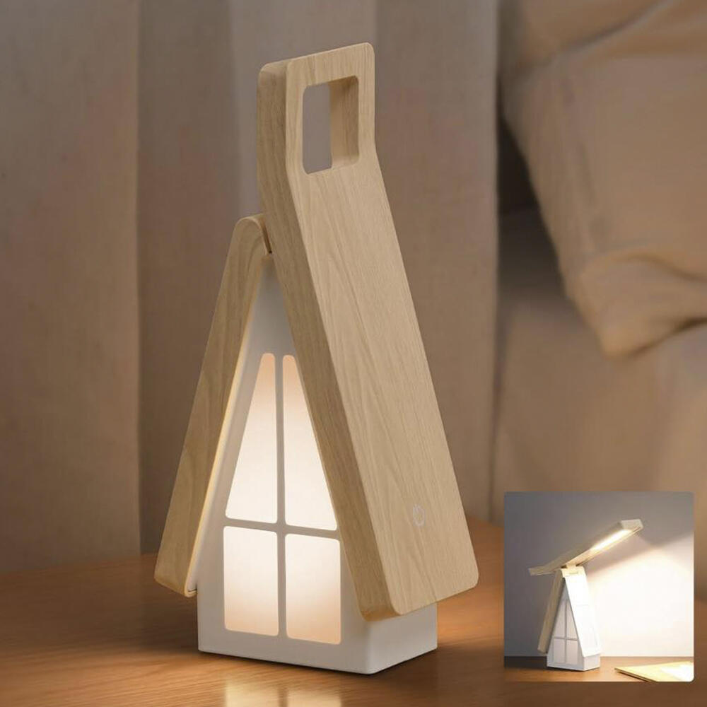 Lámpara de Mesa Plegable Casa LED - Táctil Recargable