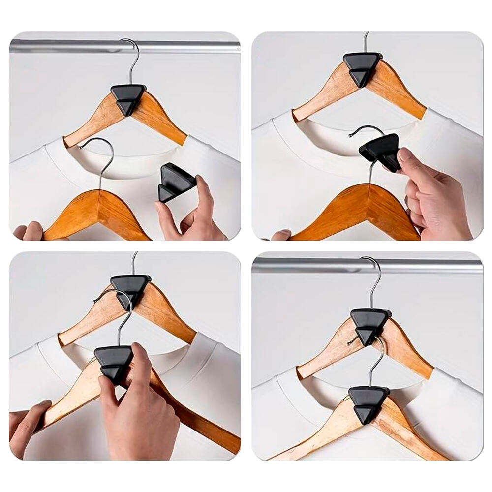 Pack 18 Conectores para Perchas Organizador Armario
