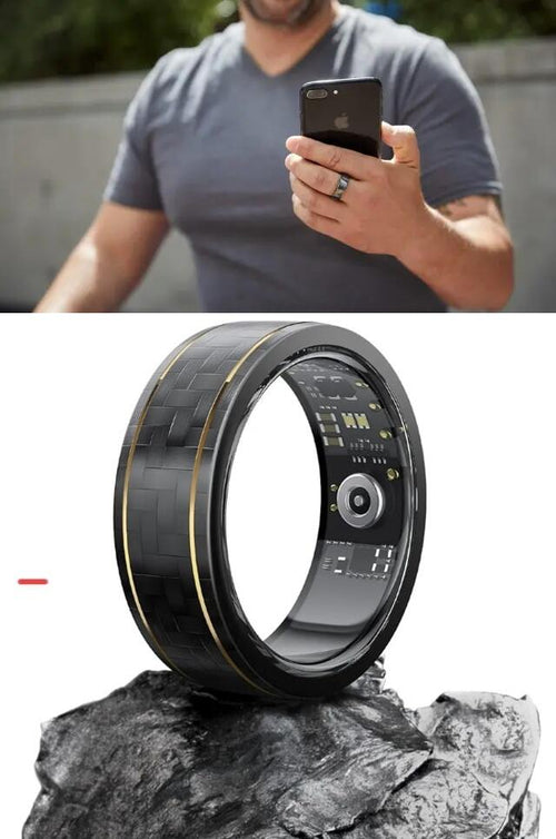 Anillo inteligente 9MM, Actividad, Sueño, Frecuencia - Batería 7-10 Días
