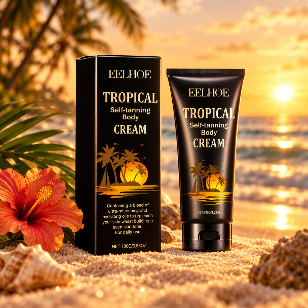 Crema Autobronceadora Tropical para Cuerpo | Bronceado Natural sin Sol y Acabado Uniforme