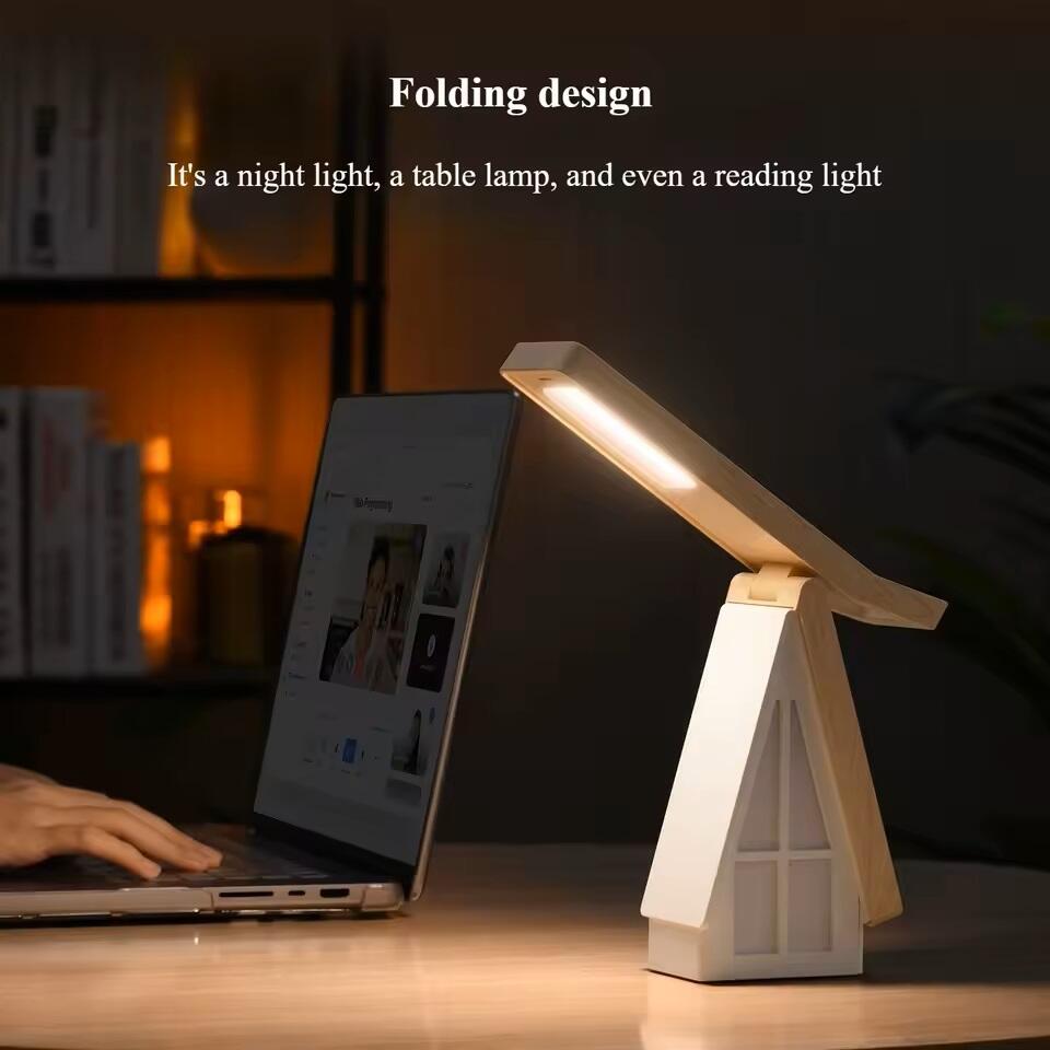 Lámpara de Mesa Plegable Casa LED - Táctil Recargable