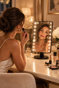 Espejo Maquillaje Profesional 16 Leds Táctil Giro 180º