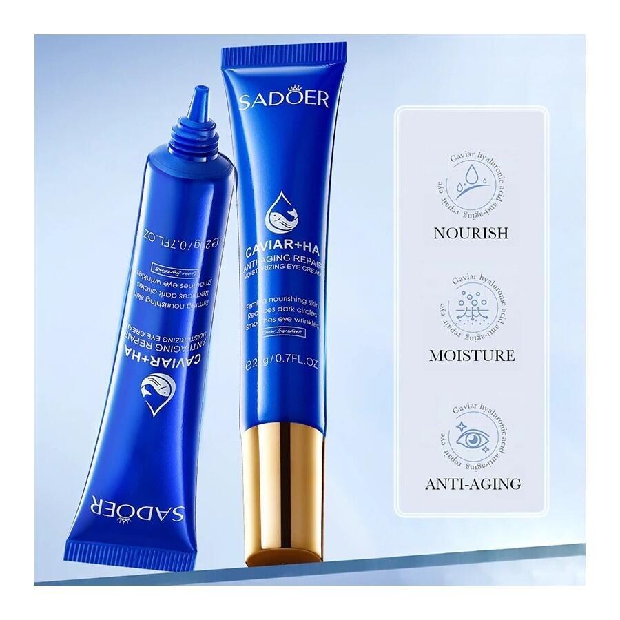 Contorno de Ojos Reparadorcon Caviar y Ácido Hialurónico 20g