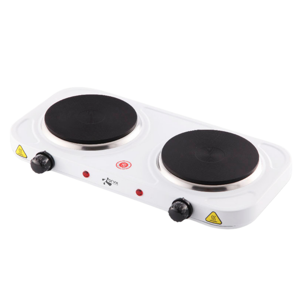 Cocina Eléctrica Portátil Doble 2000W Hornillo Eléctrico Doble Placa