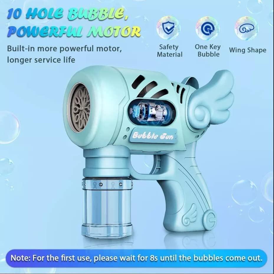 Pistola De Burbujas Ángel - 2000 Burbujas por Minuto Con Luz