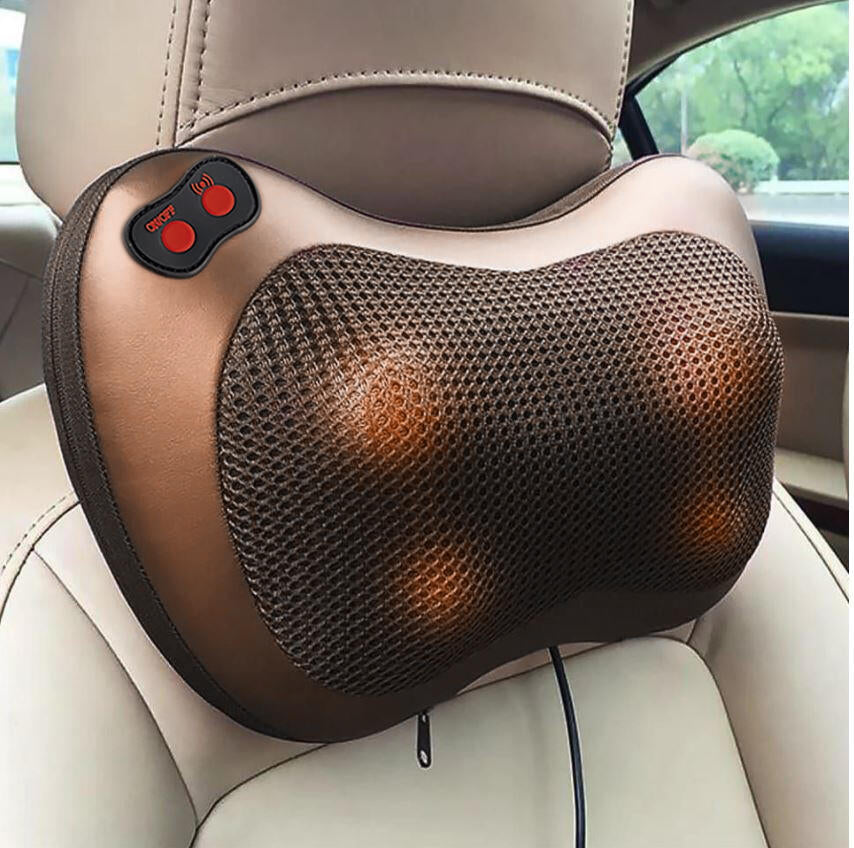Cojín Masajeador Shiatsu con Calor - Cuello, Espalda y Lumbar
