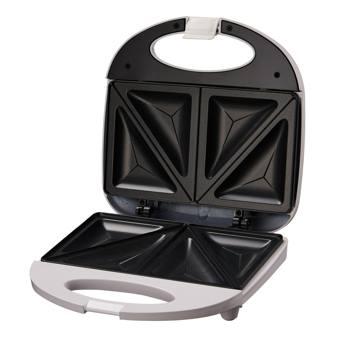 Sandwichera Eléctrica 750W para 2 Sándwiches Triangulares