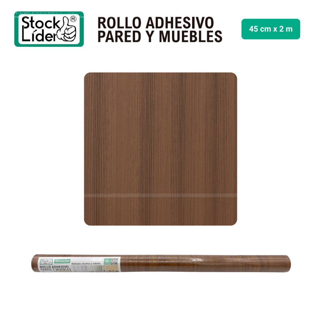 Rollo adhesivo pared y muebles 45cm x 2m