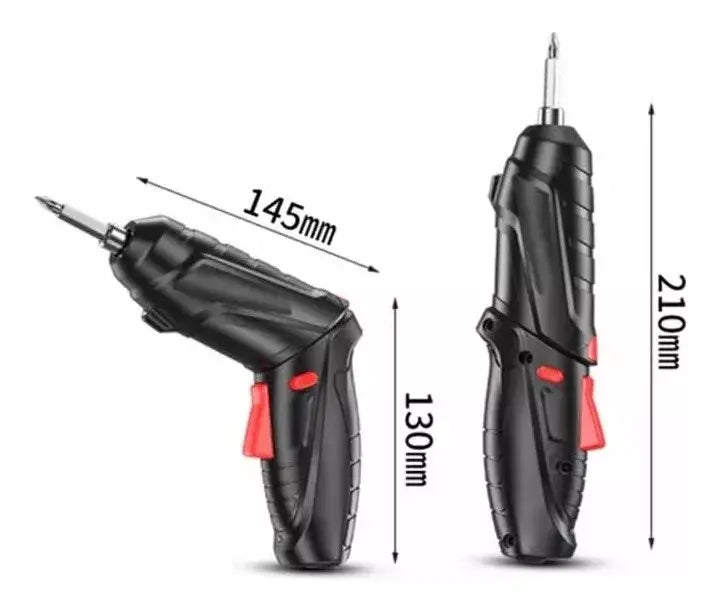 Destornillador Inalámbrico 4.8V con Maletín 47 Piezas