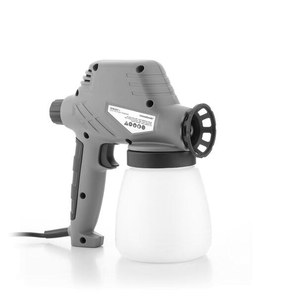 Pistola para Pintar Eléctrica 700W con Depósito 800ml, 3 Boquillas y Flujo Regulable