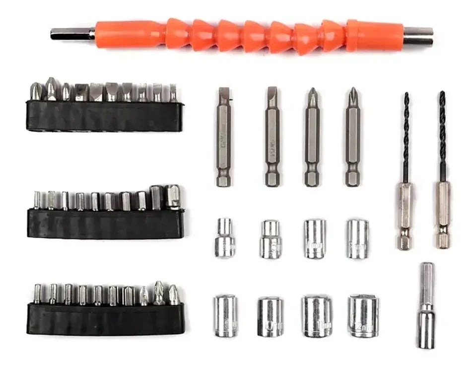 Destornillador Inalámbrico 4.8V con Maletín 47 Piezas