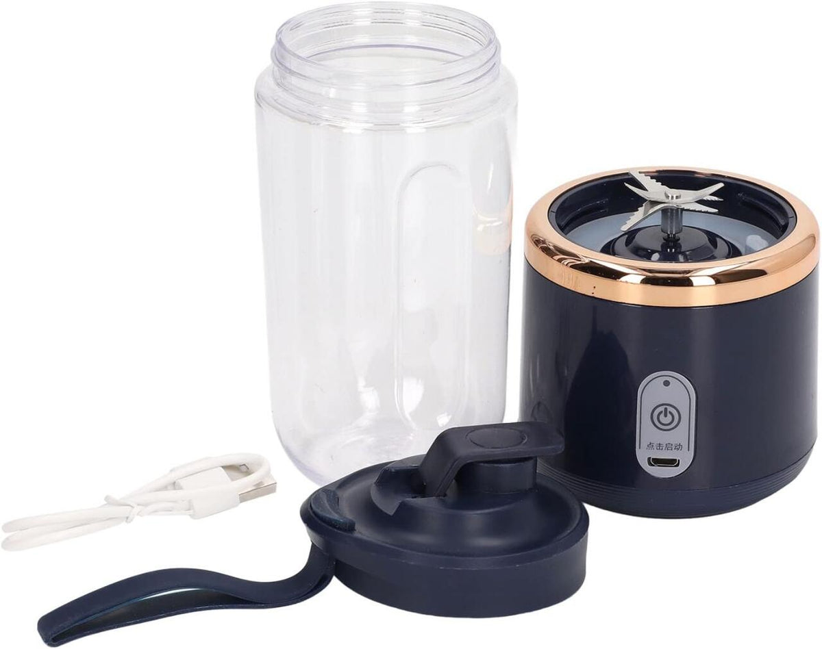 Batidora Portátil USB Recargable 380ml con 2 Vasos