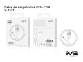 Cable USB-A a USB-C 3.0A, 100cm,