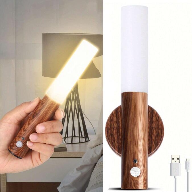 Luz Nocturna Magnética con Sensor Movimiento