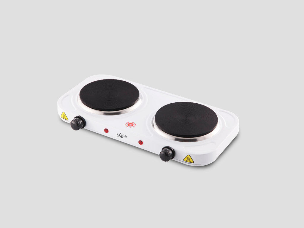 Cocina Eléctrica Portátil Doble 2000W Hornillo Eléctrico Doble Placa