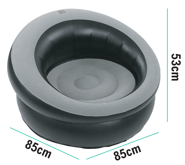 Sillón Inflable con Respaldo para Interior y Exterior