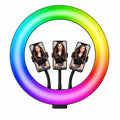 Aro de luz 14” RGB Profesional - Ring Nigth Trípode TikTok 56 Colores
