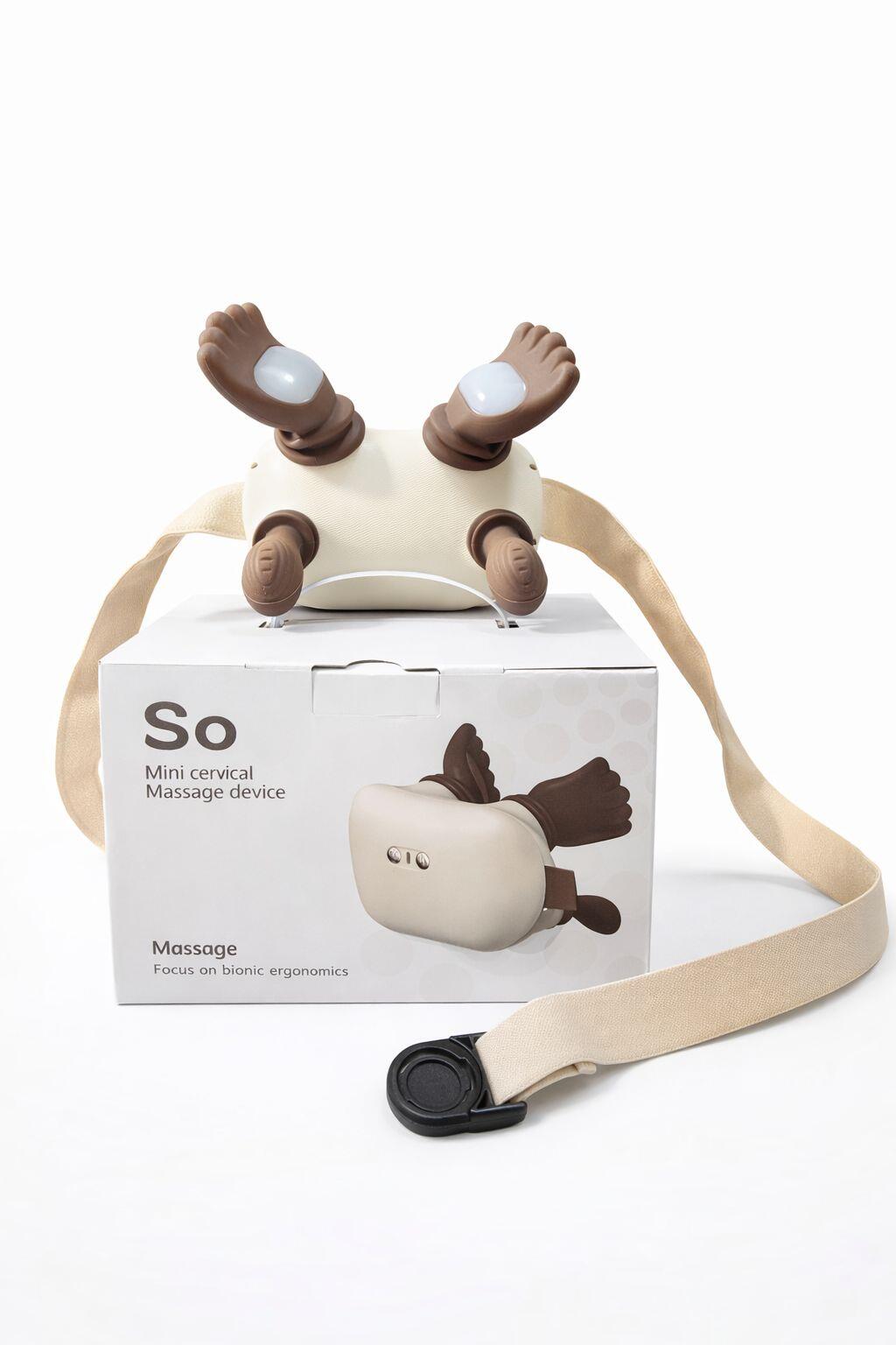 Masajeador Cervical ELéctrico 3D - Efecto Manos Reales