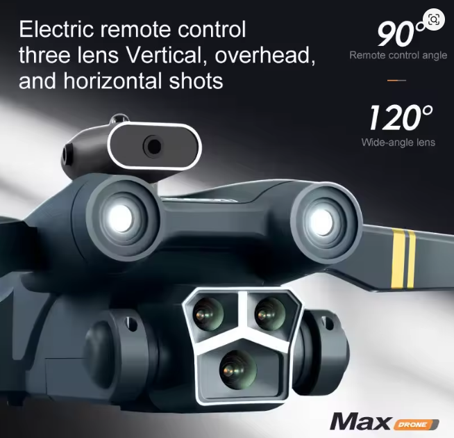 Dron Y3 Ultra con control 4K. motor sin escobillas, evitación de obstáculos.