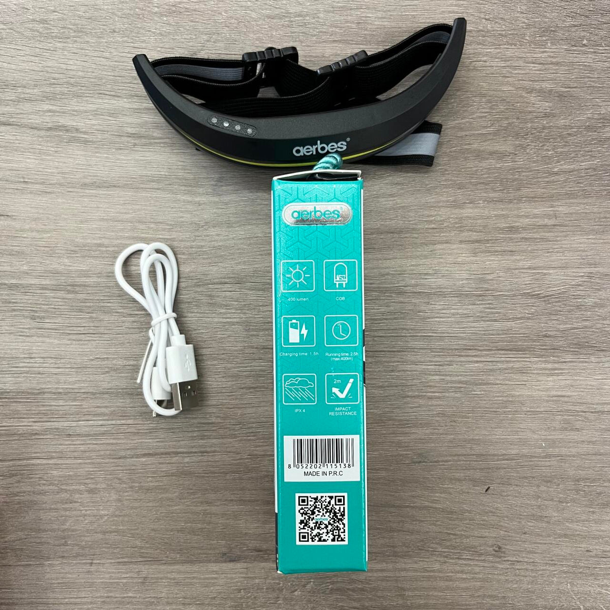 Linterna Frontal Led para Correr Recargable