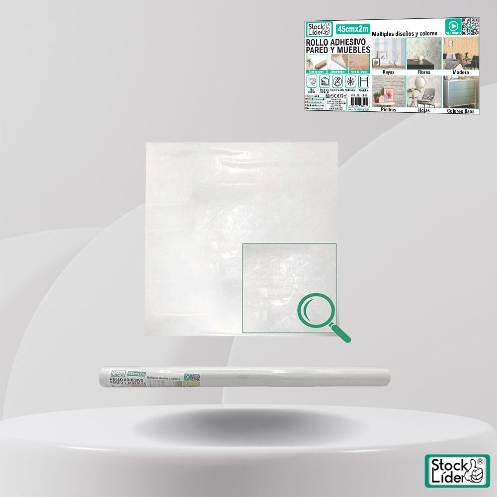 Rollo adhesivo pared y muebles 45cm x 2m