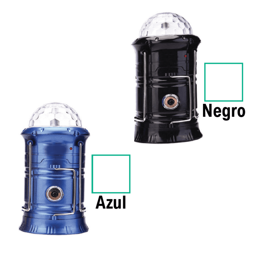 Lámpara Camping Solar 4 en 1
