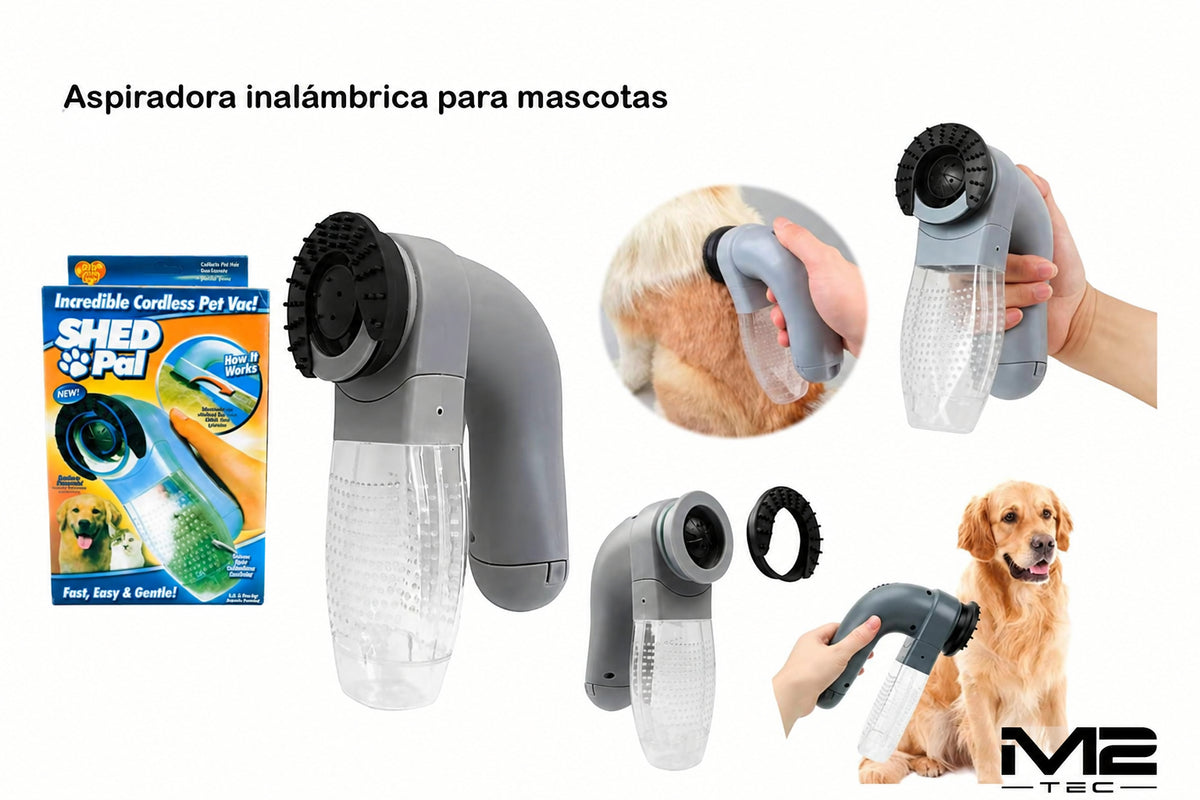 Aspirador de Mascotas Inalámbrico Potente y Portátil
