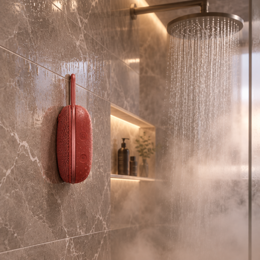Altavoz Portátil, Bluetooth y Resistente al Agua
