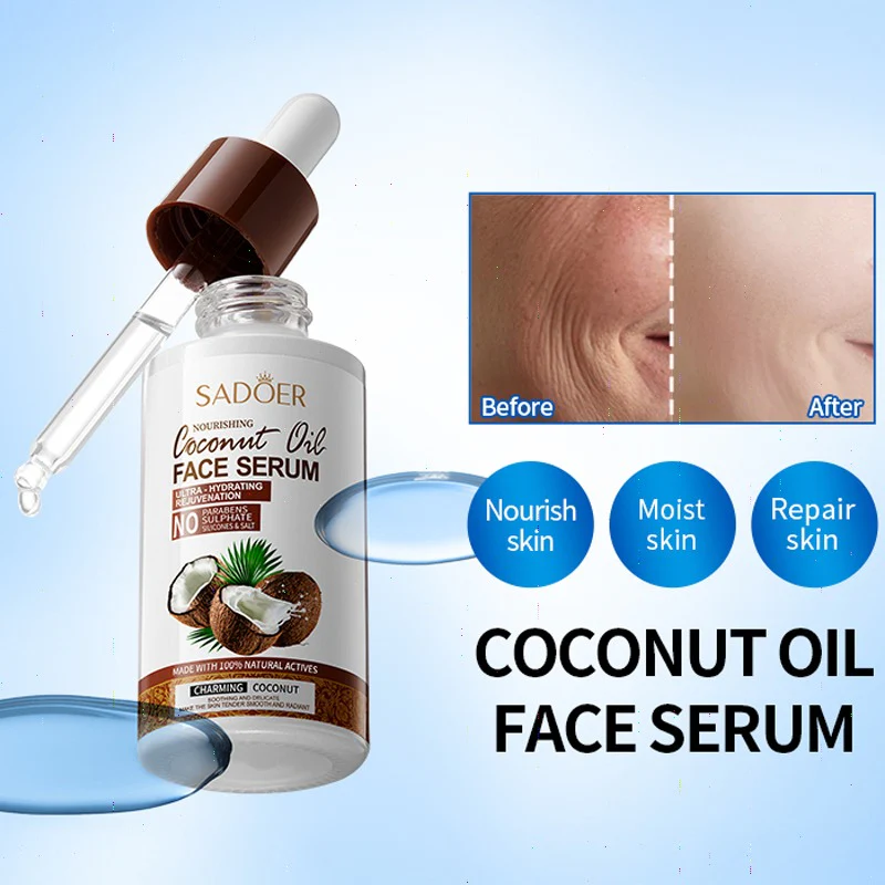 Sérum Facial con Aceite de Coco "100% Natural" 40ml
