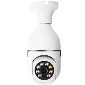 Camara de Seguridad WiFi Bombilla 360° HD Visión Nocturna