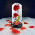 Rosa Eterna Encantada LED con Cúpula de Cristal