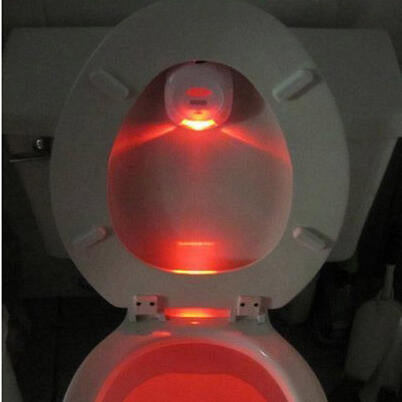 Luz Led para Water, Tapa de Inodoro con sensor de movimiento