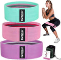 Pack 3 Hip Bands Tela-Glúteos-Antideslizantes