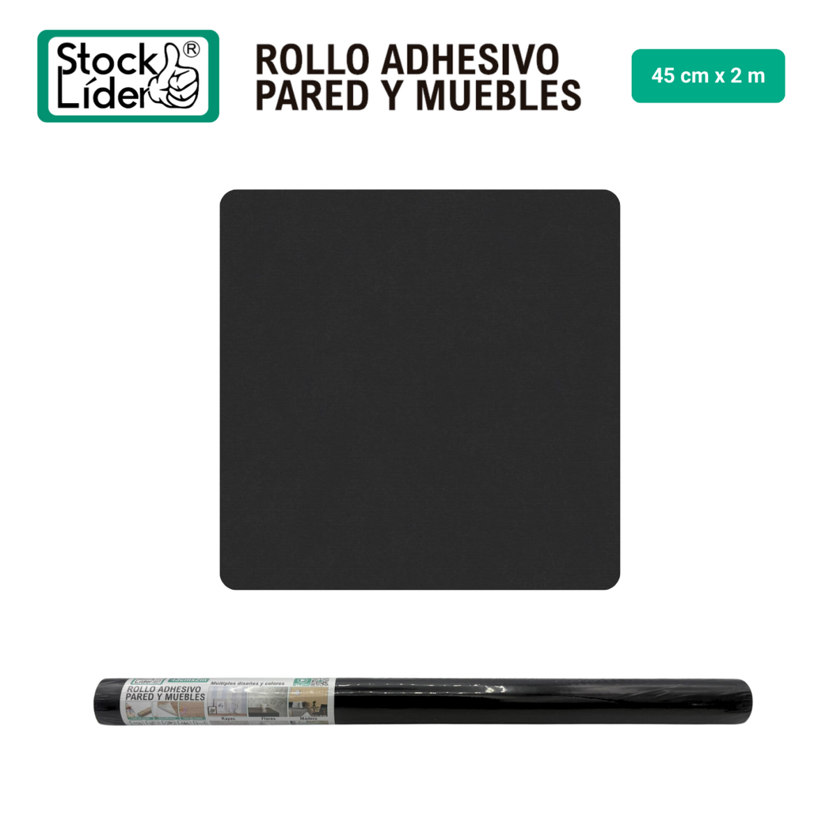 Rollo adhesivo pared y muebles 45cm x 2m
