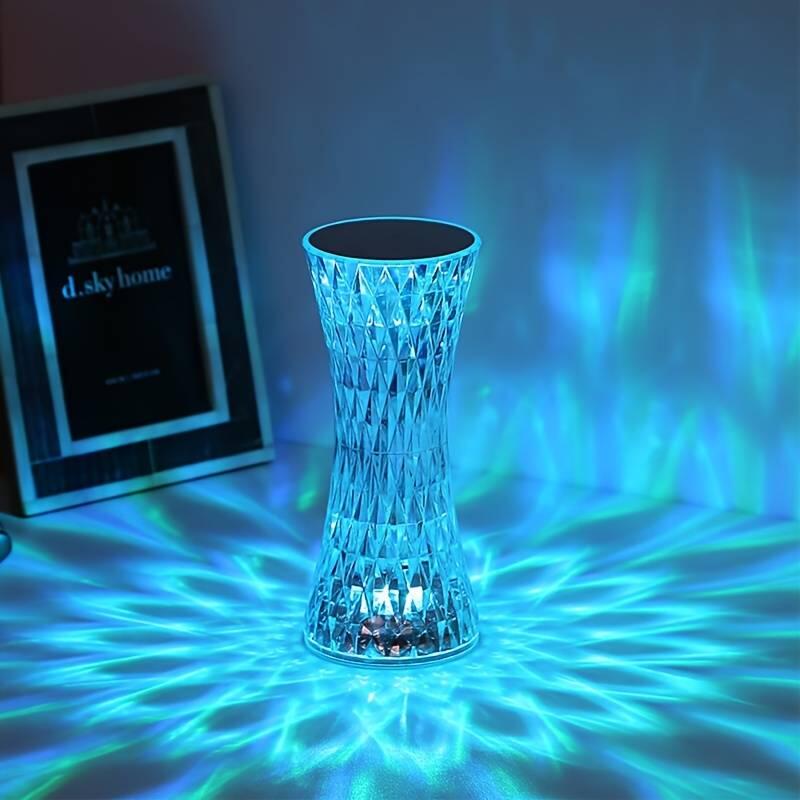 Lámpara Diamante RGB - Proyecta Aura Colores