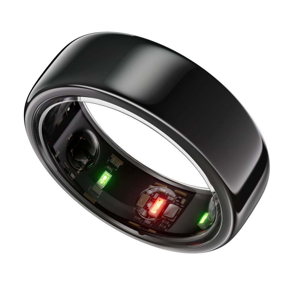 Anillo Inteligente con Estuche de Carga -Diseño Acero Inoxidable
