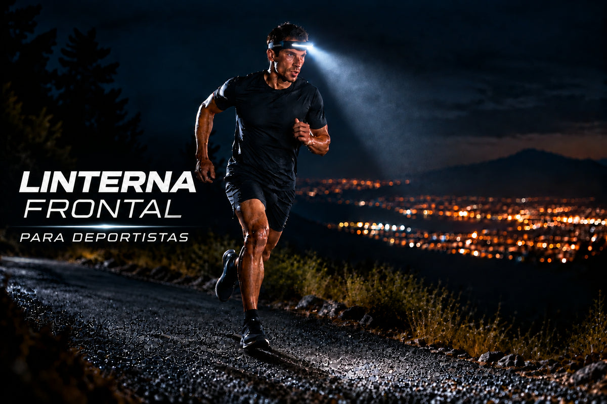 Linterna Frontal Led para Correr Recargable