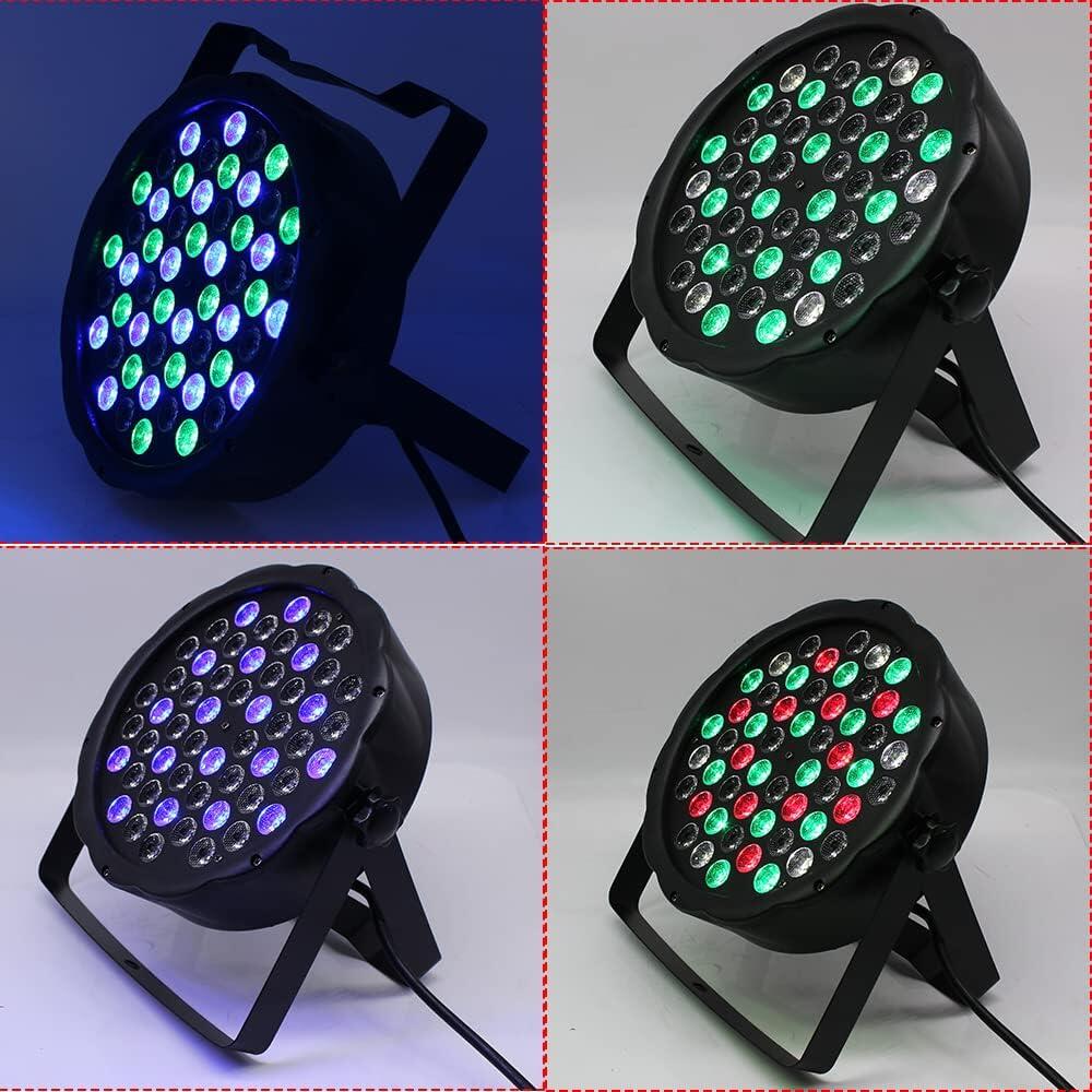 Foco Par 54 LED RGB-  Luz Fiestas , DJ Discoteca Con Mando