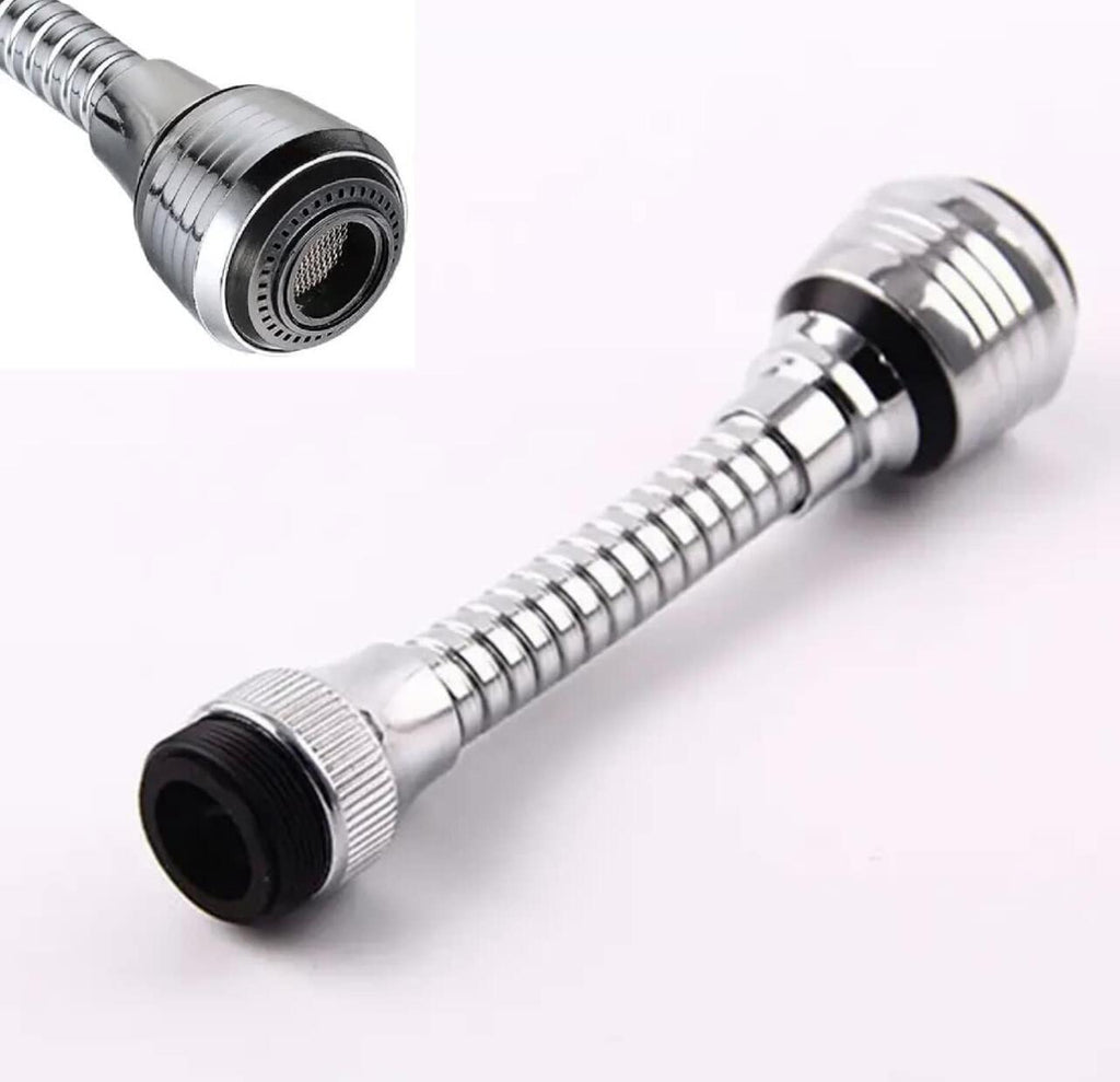 Aireador Flexible para Grifo Extensible Anti-Salpicaduras 360º