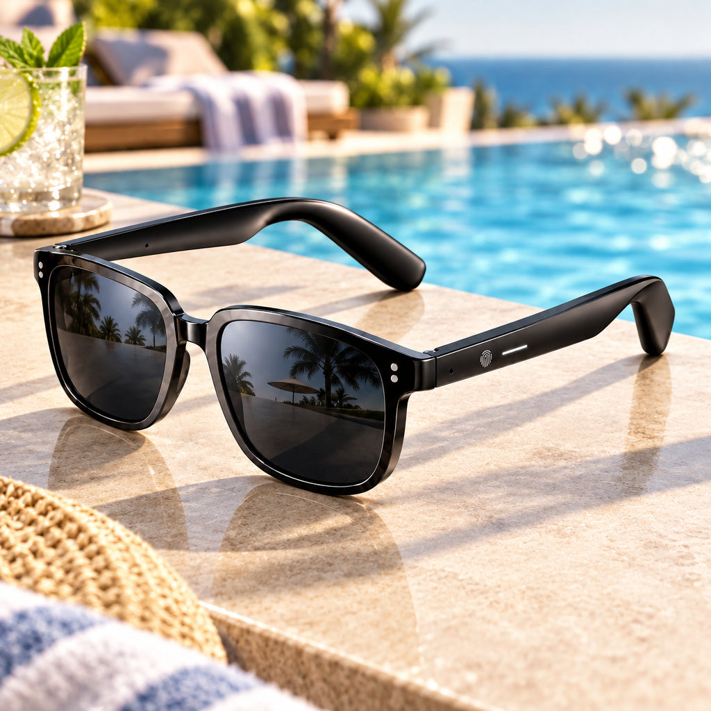 Gafas inteligentes Bluetooth con Control Táctil, Asistente de Voz y Protección UV400