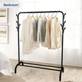 Perchero Metalico Resistente con Ganchos Laterales 150x96x45cm
