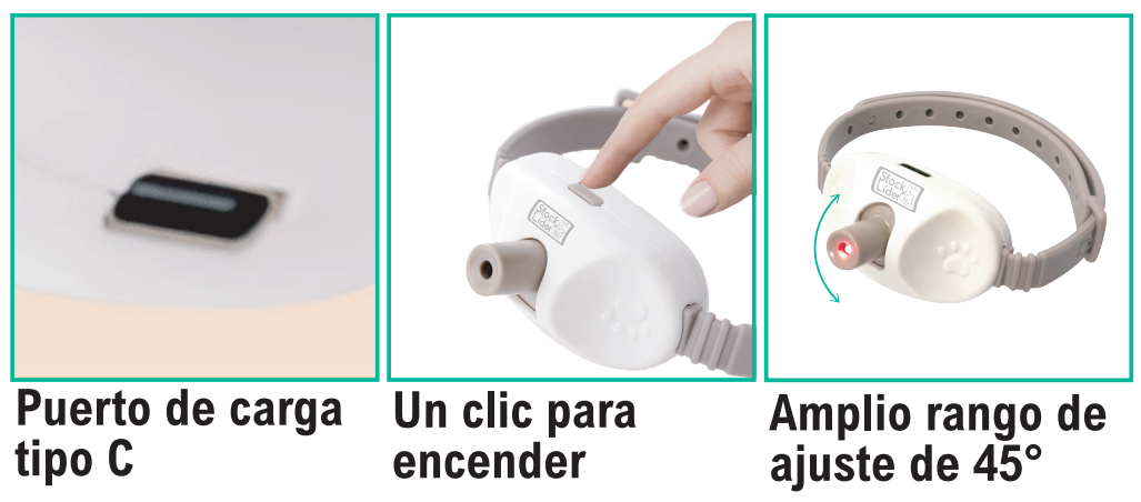 Juguete Láser Automático para Gatos - Collar Interactivo