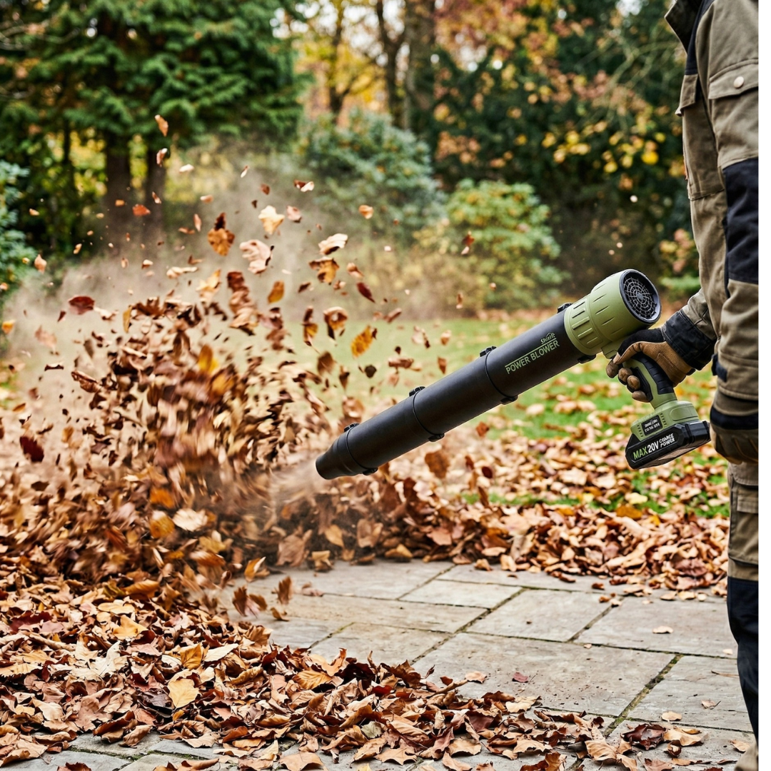 Soplador de Hojas Inalámbrico de alta potencia - Limpieza Jardín