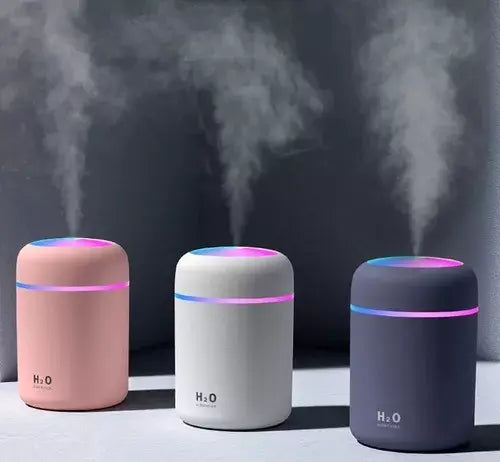 🌸 Humidificador LED Rosa 300ml