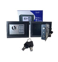 Caja Fuerte Seguridad Digital Electrónica T-17 - Llave y Código para Casa