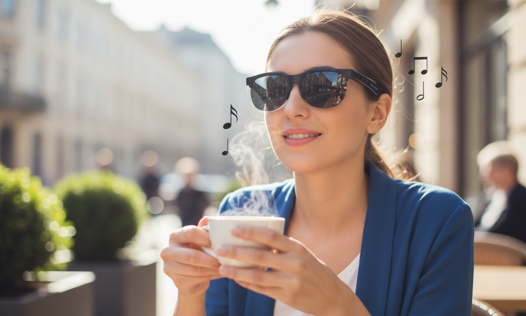 Gafas de Sol con Altavoz Bluetooth - Musica y Llamadas sin Auriculares
