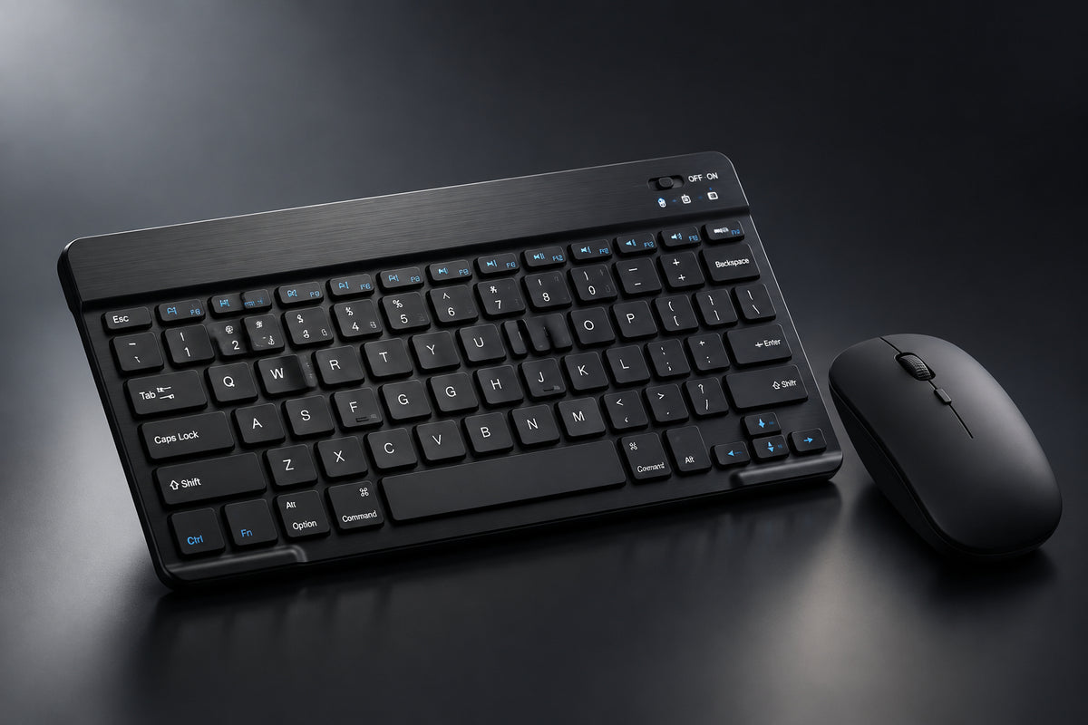 Conjunto de Teclado y Ratón Inalámbricos Bluetooth