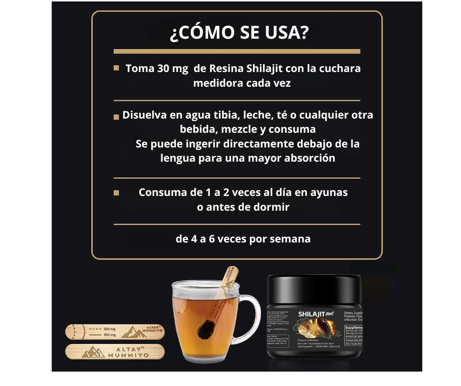Shilajit Resina